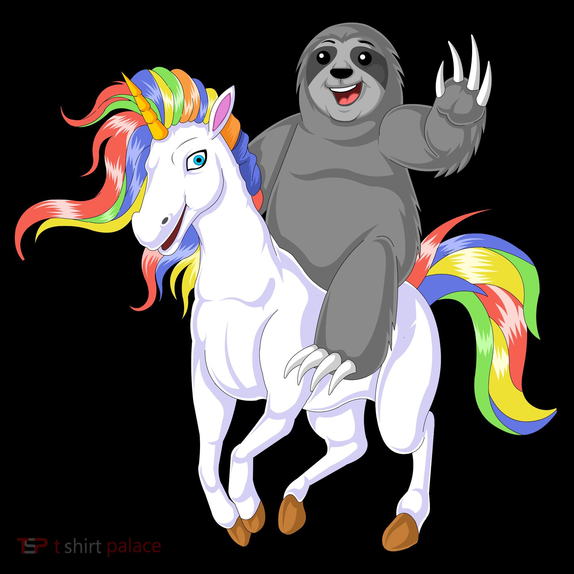 Sloth Riding Unicorn Backpack