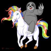 Sloth Riding Unicorn Bucket Hat thumb 4