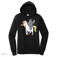 Sloth Riding Unicorn Women's Hoodie thumb 0