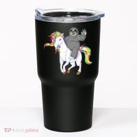 Sloth Riding Unicorn Tumbler thumb 0