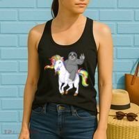 Sloth Riding Unicorn Women's Tank Top thumb 2