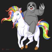 Sloth Riding Unicorn Hat thumb 2