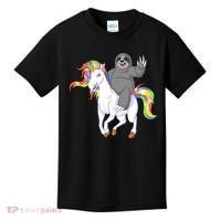 Sloth Riding Unicorn Kids T-Shirt thumb 0