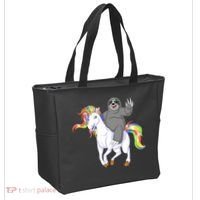 Sloth Riding Unicorn Tote Bag thumb 2