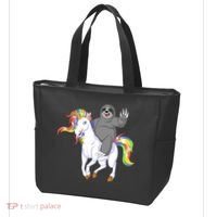 Sloth Riding Unicorn Tote Bag thumb 3