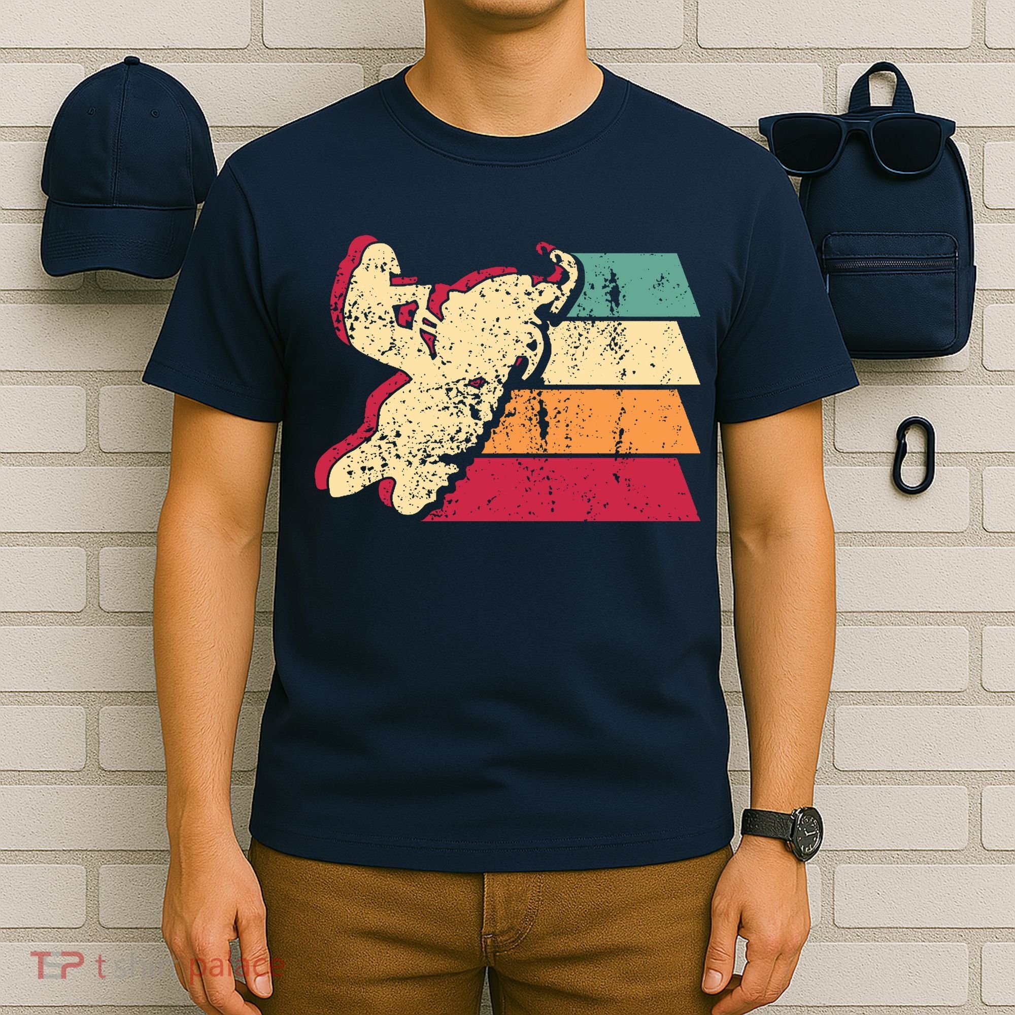 Snowmobiling Retro Vintage T-Shirt