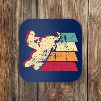 Snowmobiling Retro Vintage Coaster