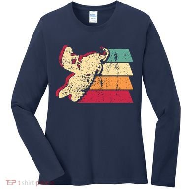 Snowmobiling Retro Vintage Women's Long Sleeve Shirt