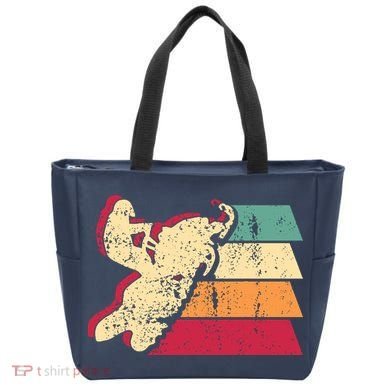 Snowmobiling Retro Vintage Tote Bag