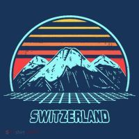 Switzerland Retro Vintage 80s Style T-Shirt thumb 7