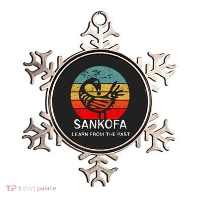 Sankofa Retro Vintage Learn From The Past African Bird Ornament