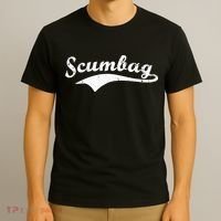 Scumbag Retro Vintage Scum Bag Swoosh T-Shirt thumb 3