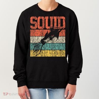 Squid Retro Vintage Marine Biologist Women's Sweatshirt