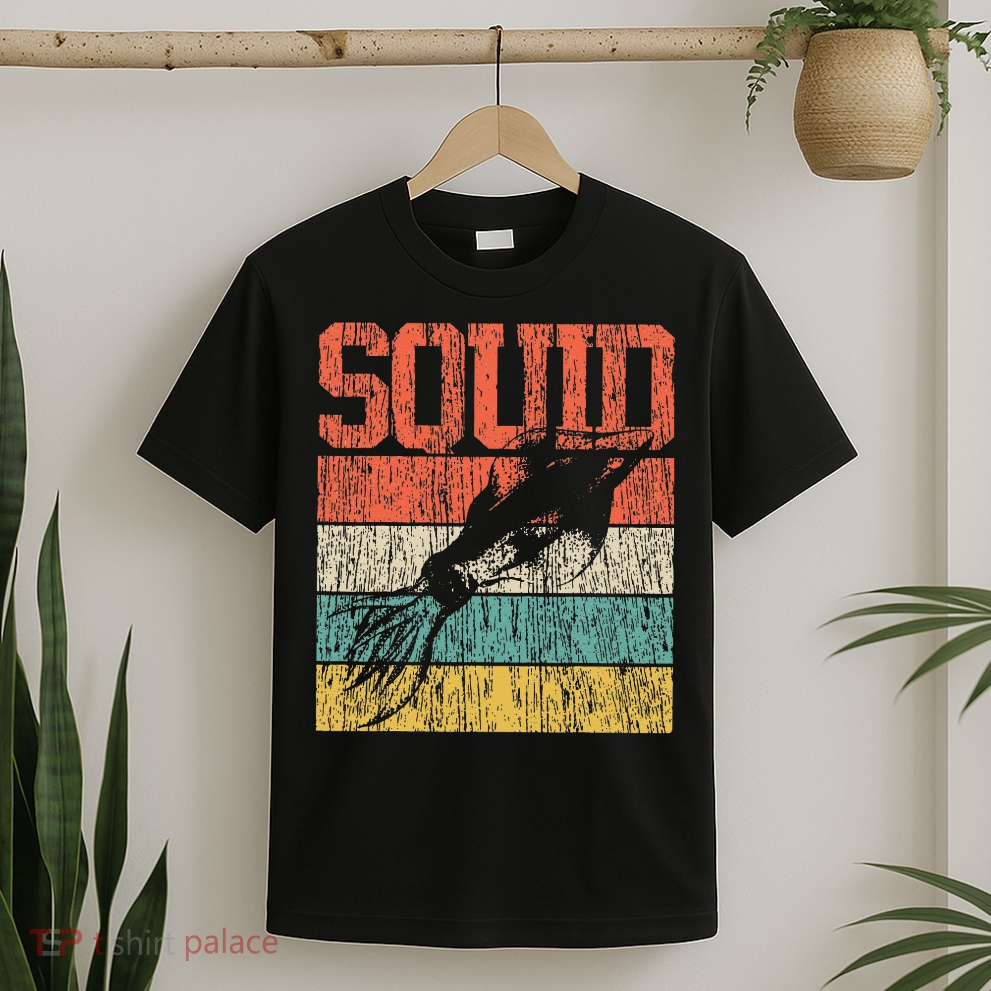 Squid Retro Vintage Marine Biologist T-Shirt