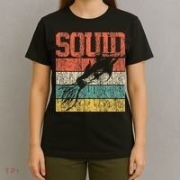 Squid Retro Vintage Marine Biologist T-Shirt thumb 4