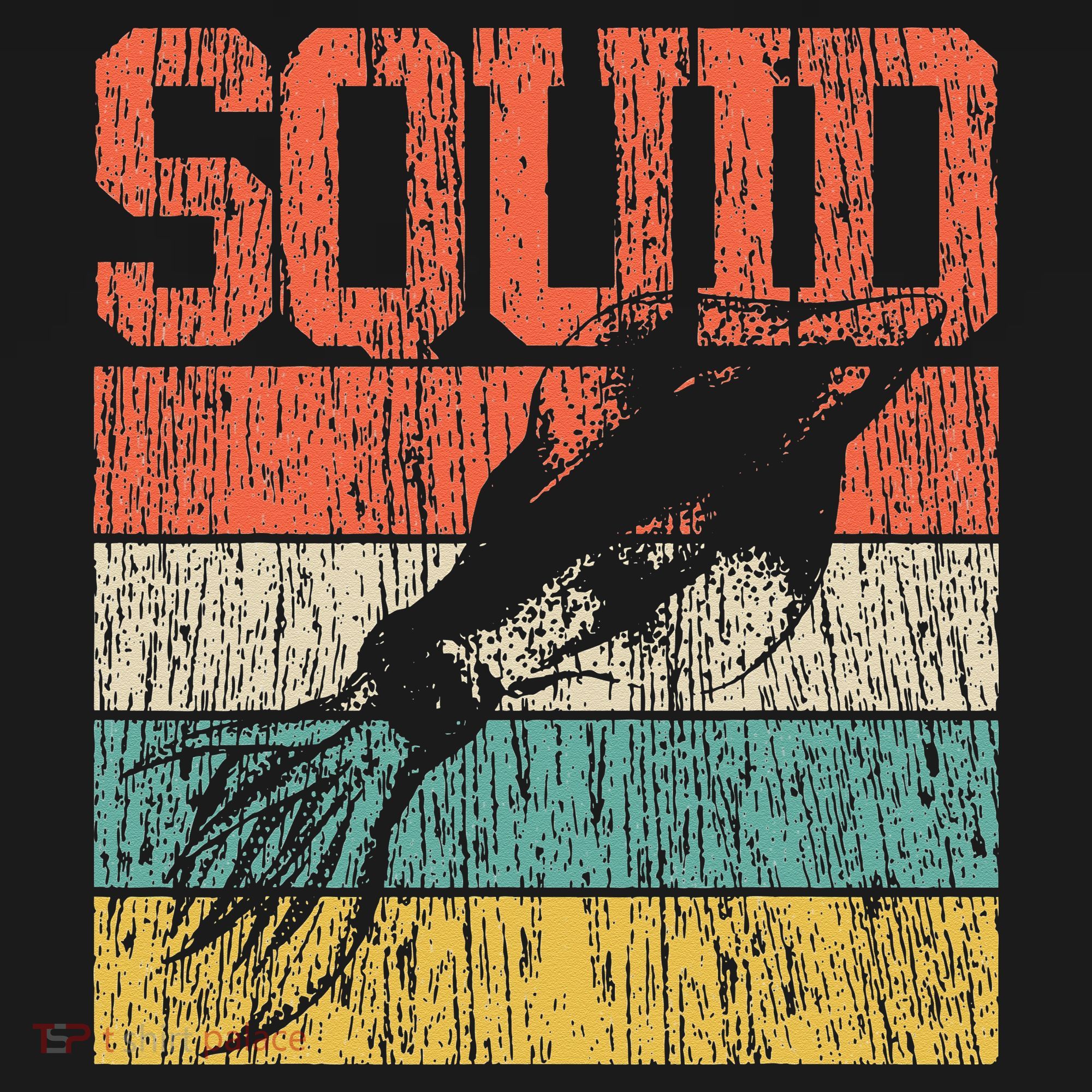 Squid Retro Vintage Marine Biologist T-Shirt