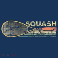 Squash Racket Vintage Squash Lover Funny Sports Enthusiast T-Shirt thumb 7
