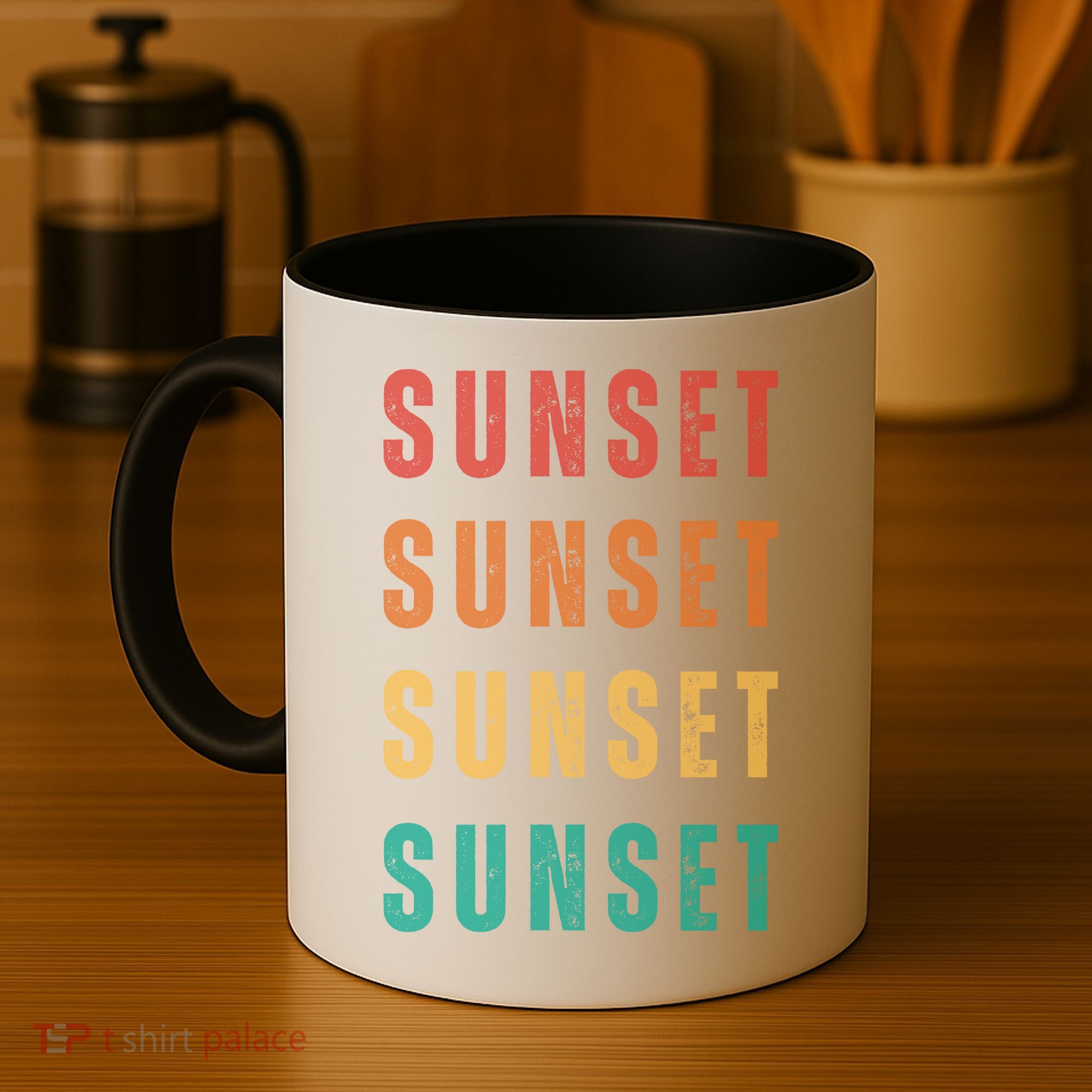 Sunset Retro Vintage Summer Coffee Mug