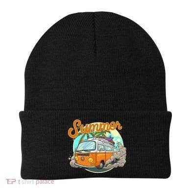 Summer Retro Van Tropical Beanie