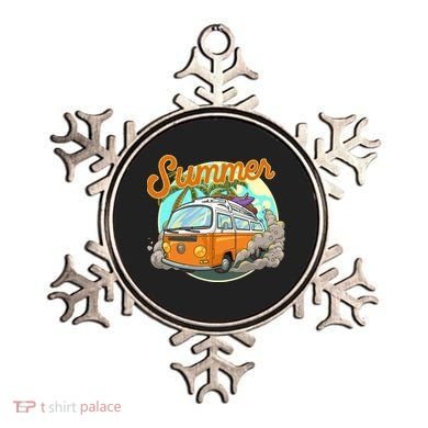 Summer Retro Van Tropical Ornament