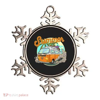 Summer Retro Van Tropical Ornament