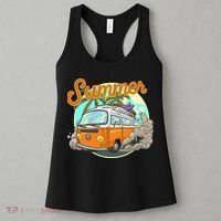 Summer Retro Van Tropical Women's Tank Top thumb 3