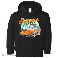 Summer Retro Van Tropical Toddler Hoodie thumb 0
