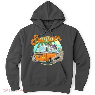 Summer Retro Van Tropical Hoodie