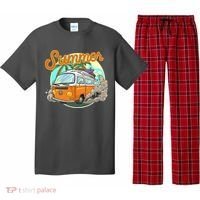 Summer Retro Van Tropical Pajama Set thumb 0
