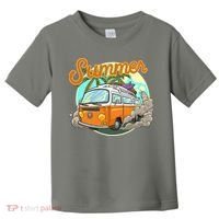 Summer Retro Van Tropical Toddler T-Shirt thumb 0