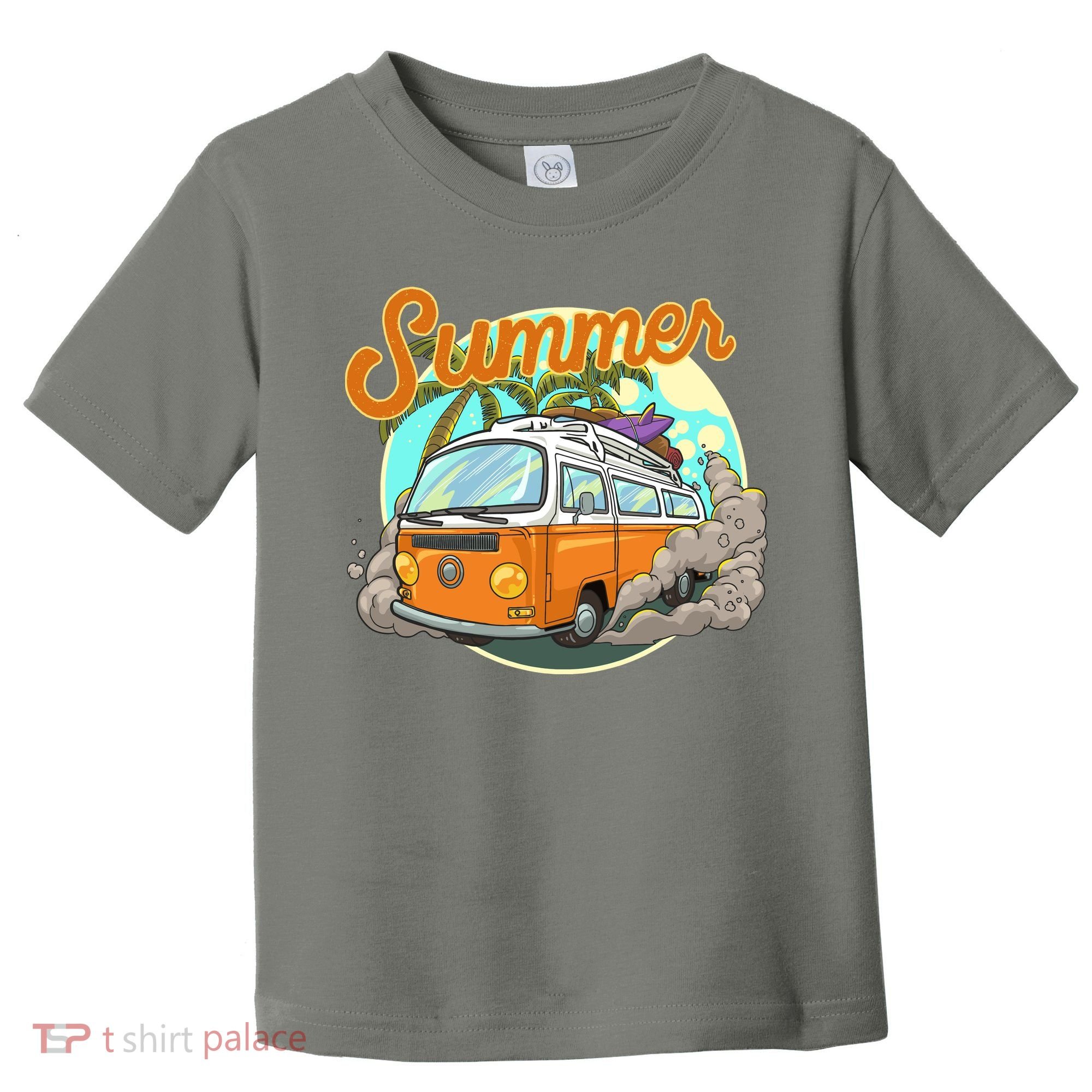 Summer Retro Van Tropical Toddler T-Shirt