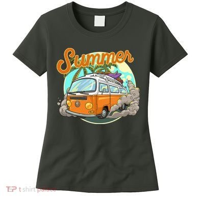 Summer Retro Van Tropical Women's T-Shirt