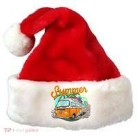 Summer Retro Van Tropical Santa Hat thumb 0
