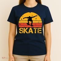 Skateboarder Retro Vintage Skateboarding T-Shirt thumb 4