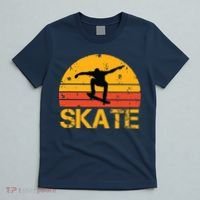 Skateboarder Retro Vintage Skateboarding T-Shirt thumb 5