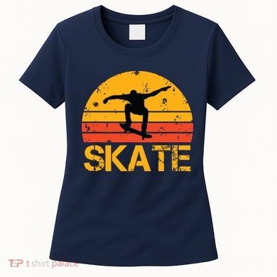 Skateboarder Retro Vintage Skateboarding Women's T-Shirt