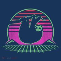 Sloth Retro Vintage 70s Sloths Lazy Hiking Running Team Funny T-Shirt thumb 7