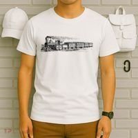 Sheldon Retro Vintage Train Steam Locomotive History Teacher T-Shirt thumb 6