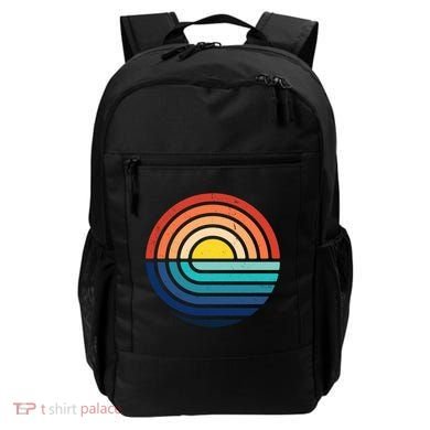Sunset Retro Waves Backpack