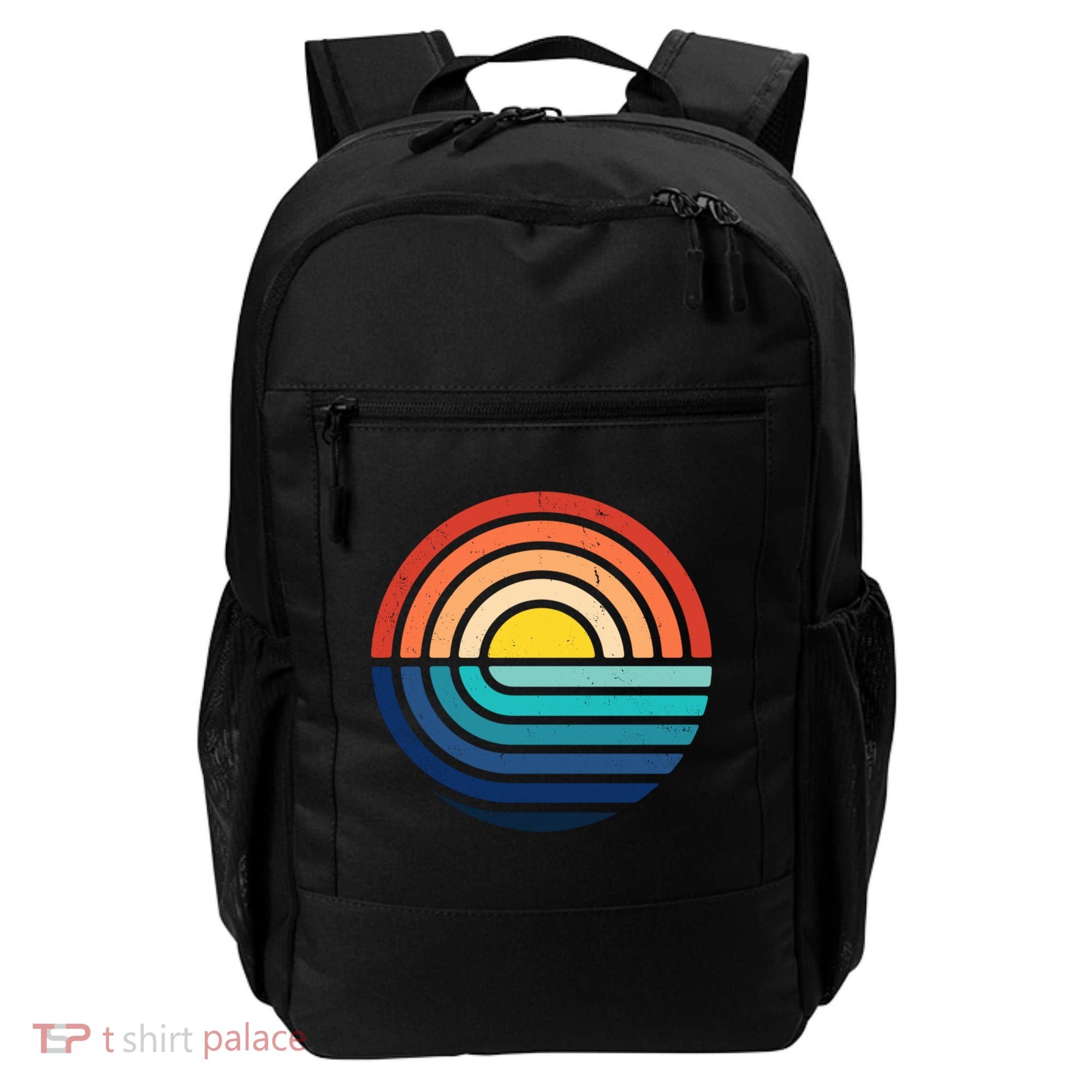 Sunset Retro Waves Backpack