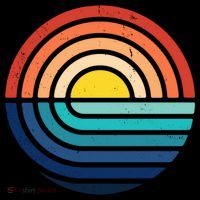 Sunset Retro Waves Coaster thumb 2