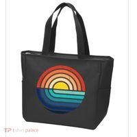 Sunset Retro Waves Tote Bag thumb 3