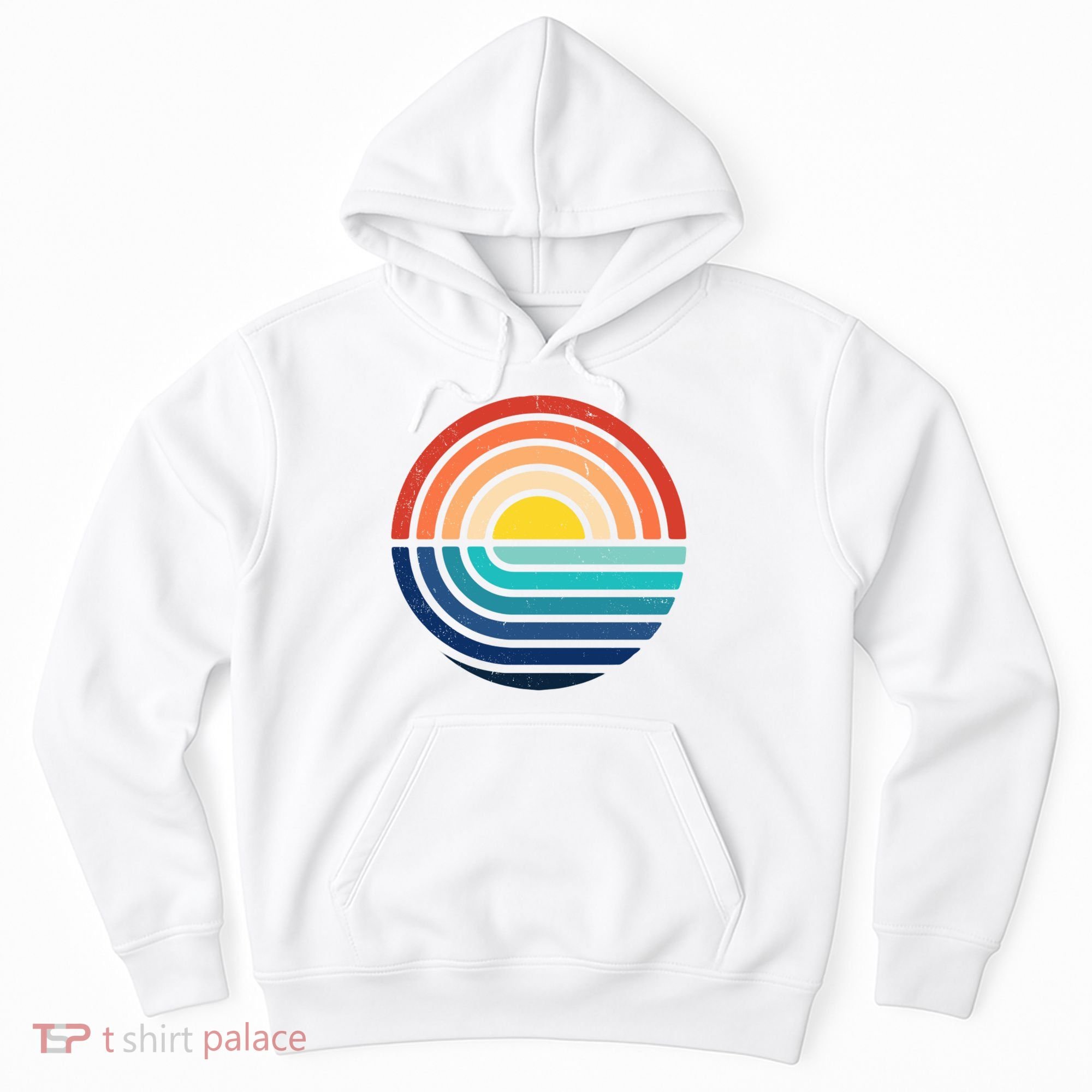 Sunset Retro Waves Hoodie