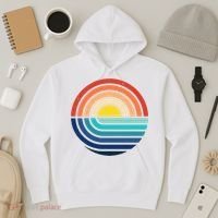 Sunset Retro Waves Hoodie thumb 3