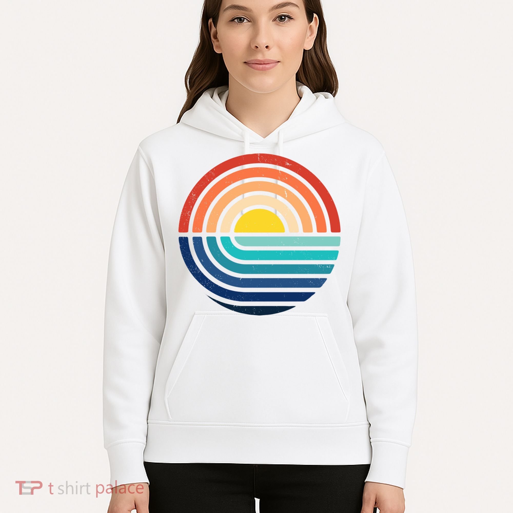 Sunset Retro Waves Hoodie