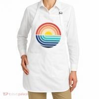 Sunset Retro Waves Apron thumb 2