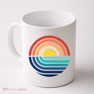Sunset Retro Waves Coffee Mug