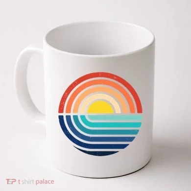 Sunset Retro Waves Coffee Mug