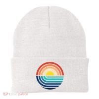 Sunset Retro Waves Beanie thumb 0