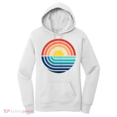 Sunset Retro Waves Women's Hoodie